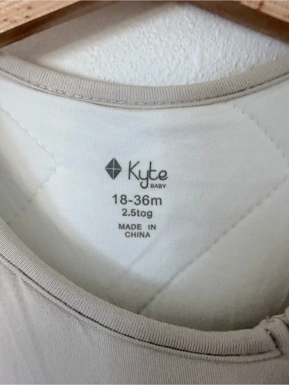 Kyte Baby 2.5 tog sleep bag - Oat